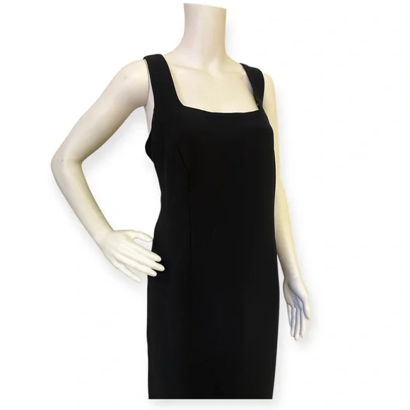 Studio 1 Elegant Black Sleeveless Dress - Picture 3 of 5